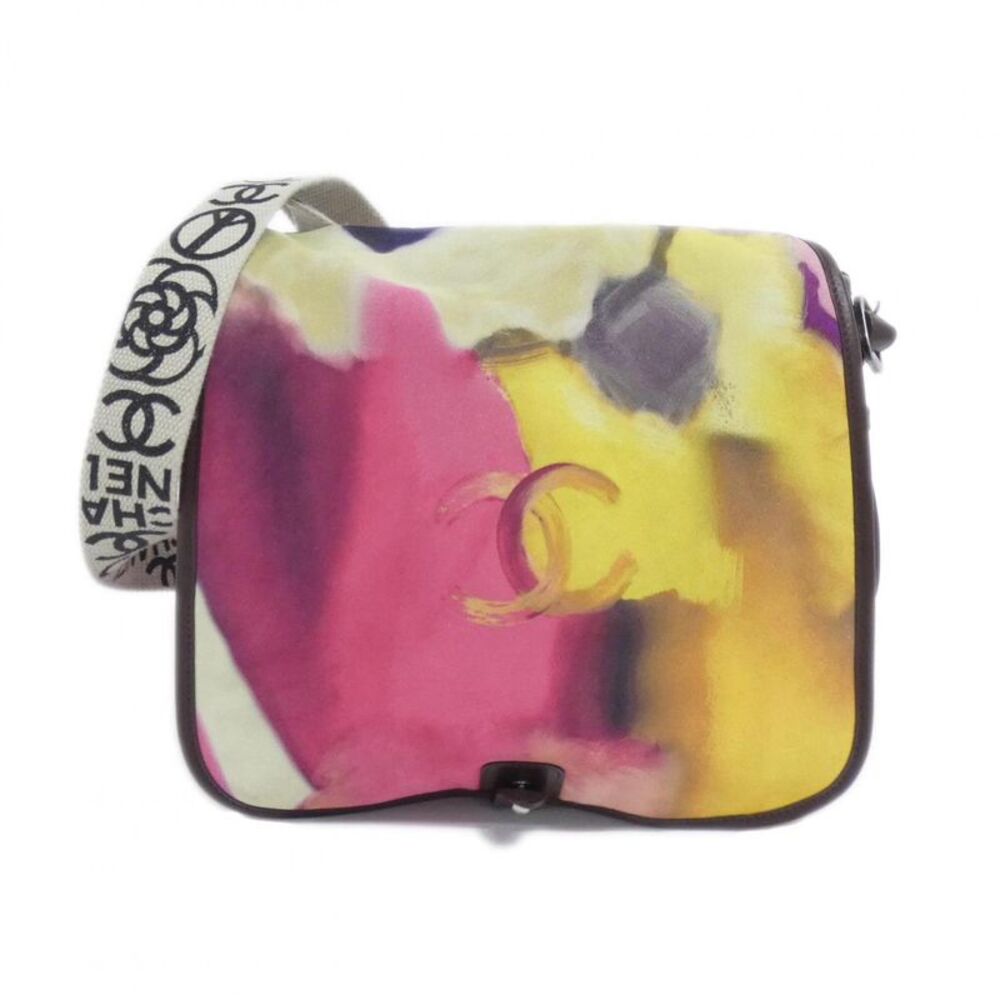 Chanel Print Velvet Calf Shoulder Bag